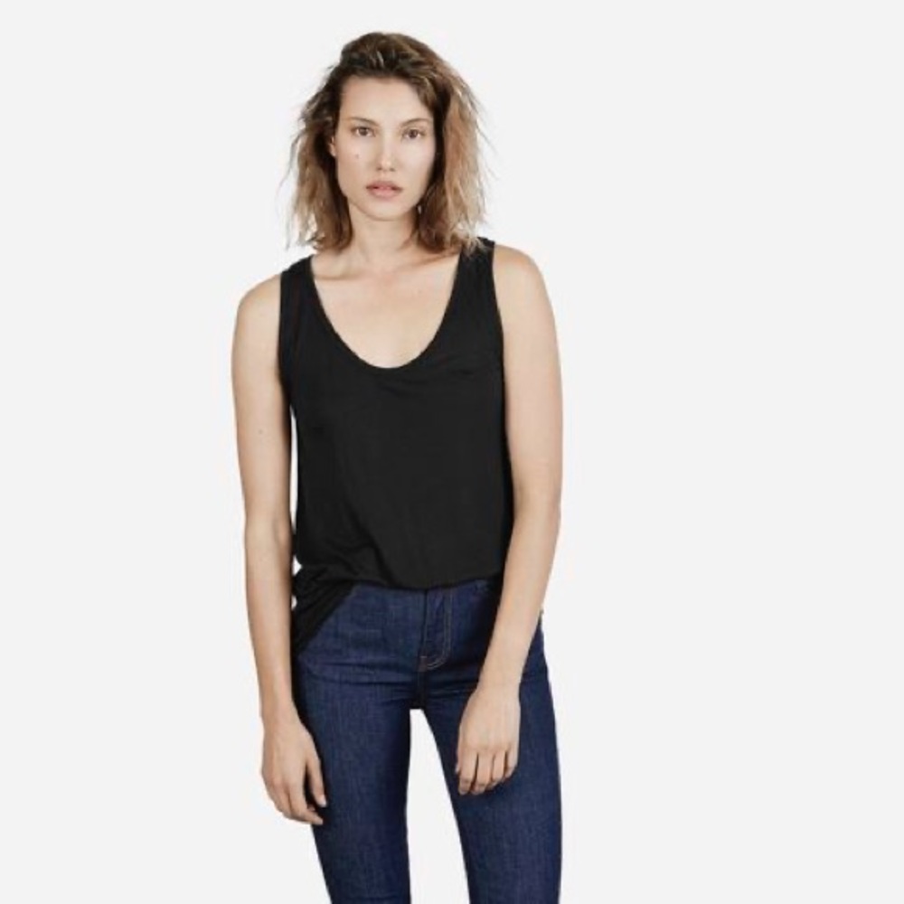 TWO Everlane Ryan Tank Black and Navy Size Small